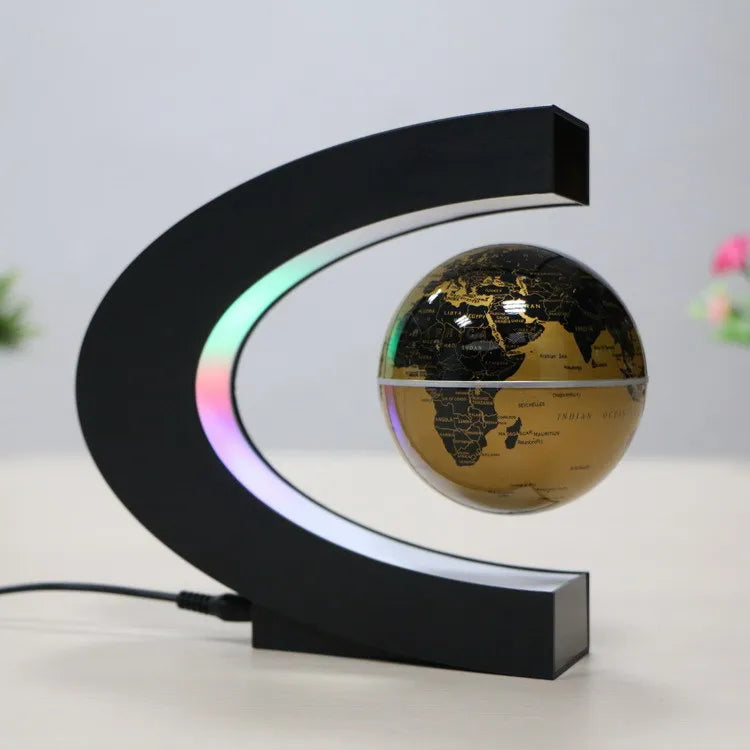 Magnetic Levitation Globe with LED Decor