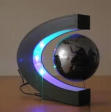 C5 LED Magnetic Levitation Floating Globe World Map