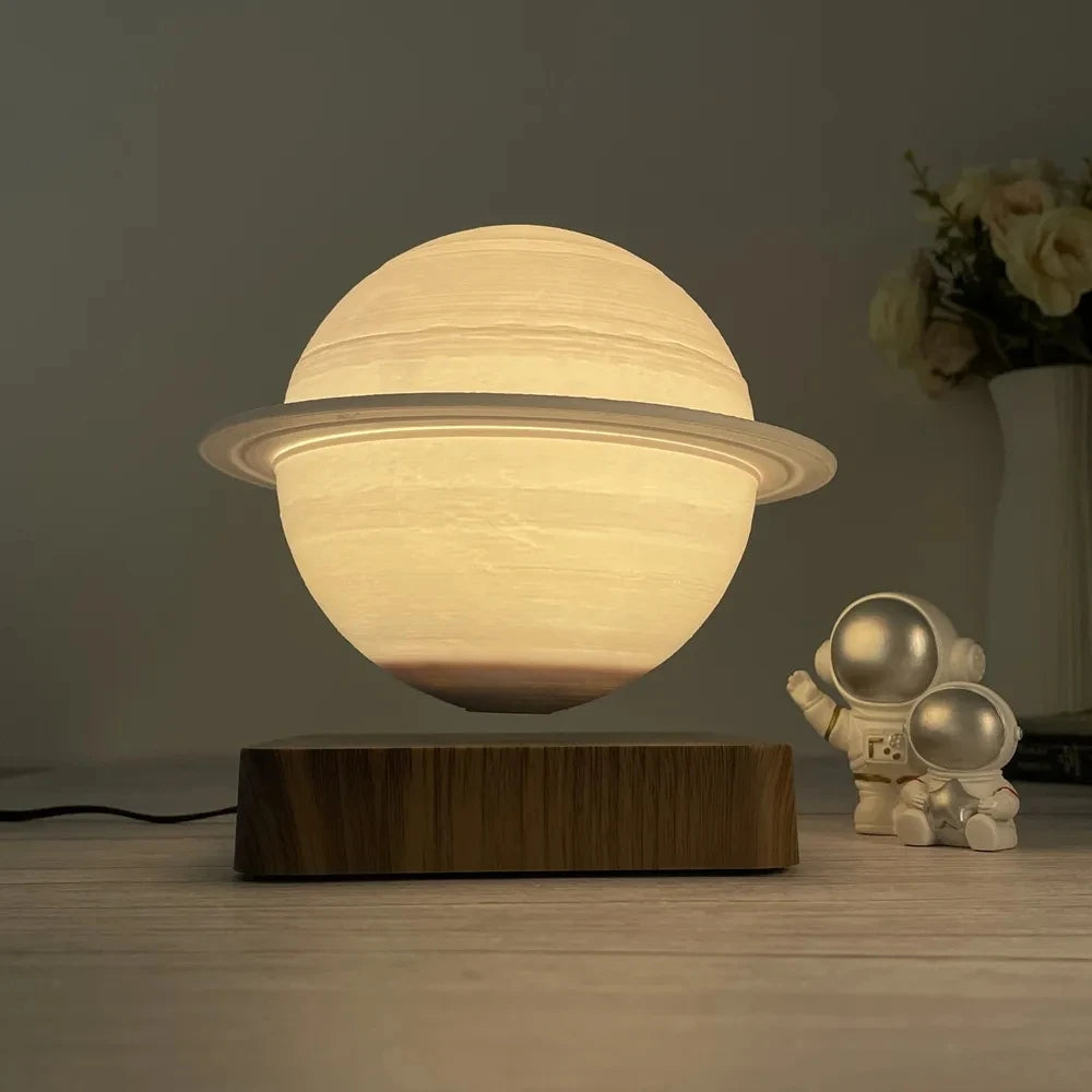 3D Magnetic Levitation Moon Touch Rotating Led Luna Floating Home Decoration