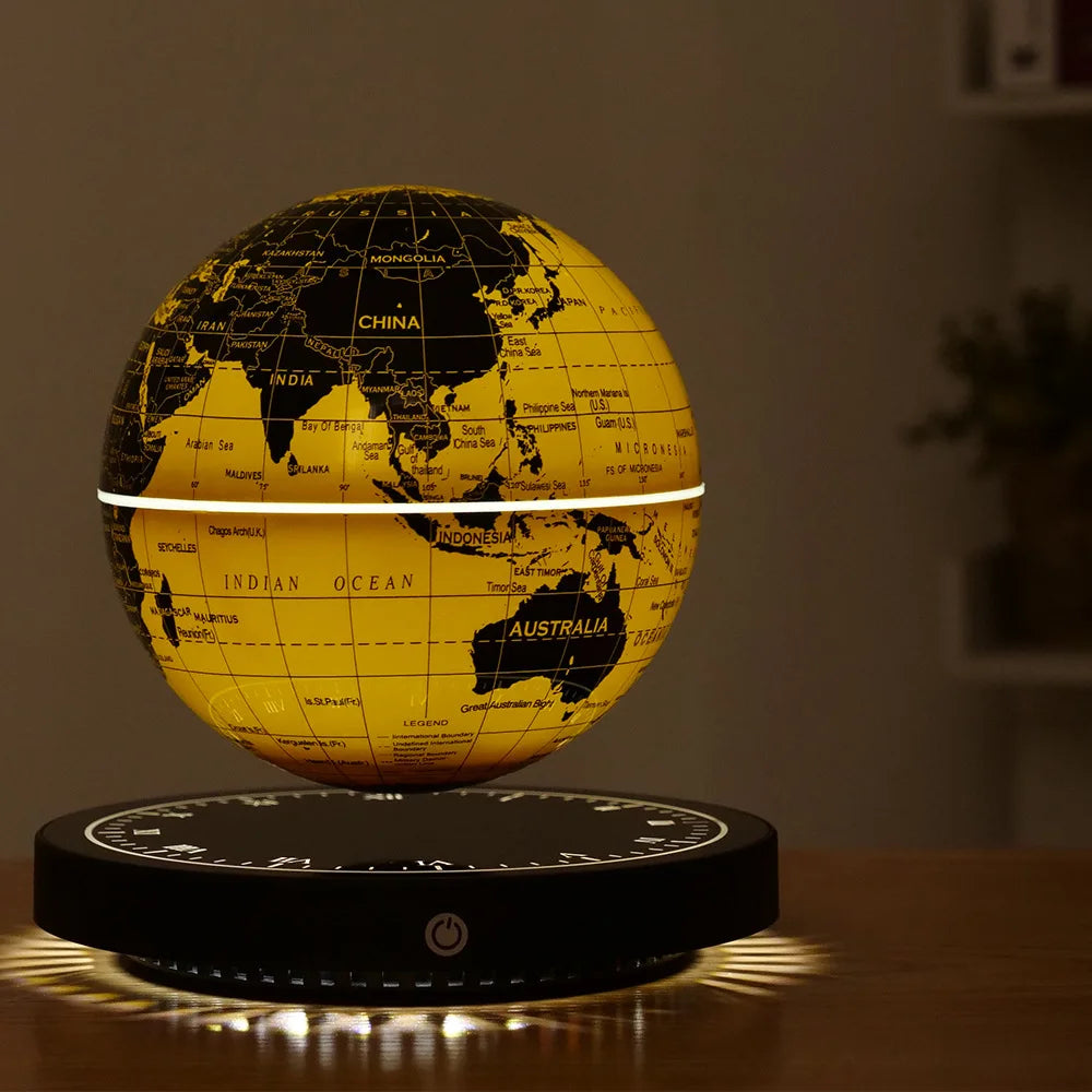 Magnetic Levitation Globe 3D Luminous Rotating