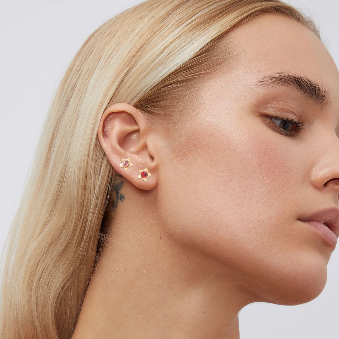12 Pairs Ear Piercing Stud Earrings