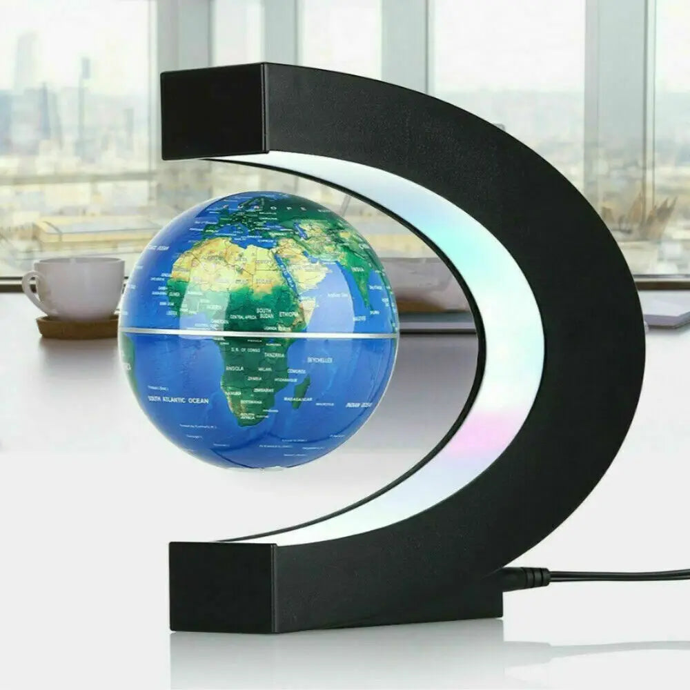 Magnetic Levitation Globe with LED Decor
