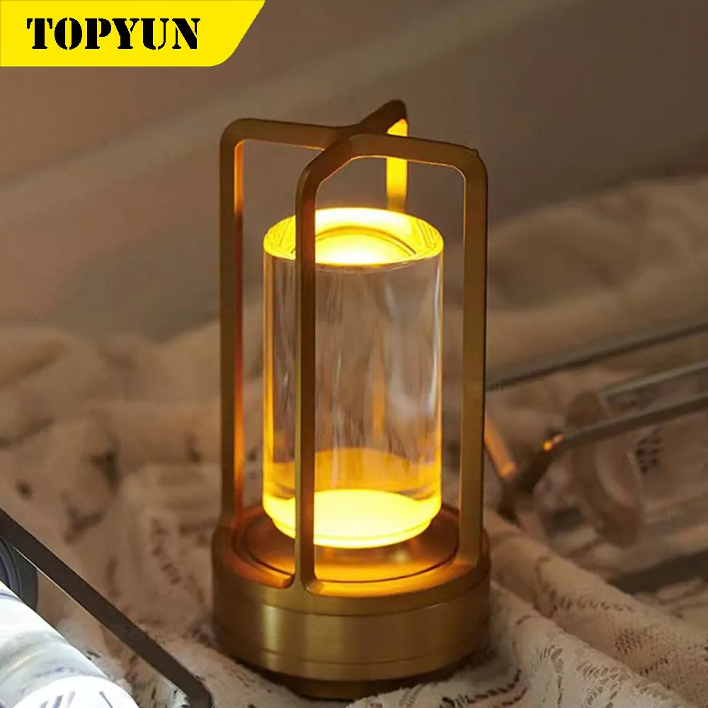 LED Touch Crystal Decor Night Lamp