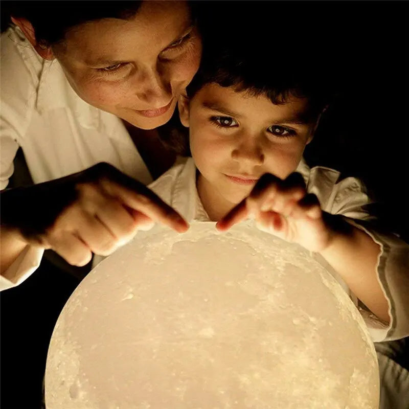 3D Moon Lamp Touch Control