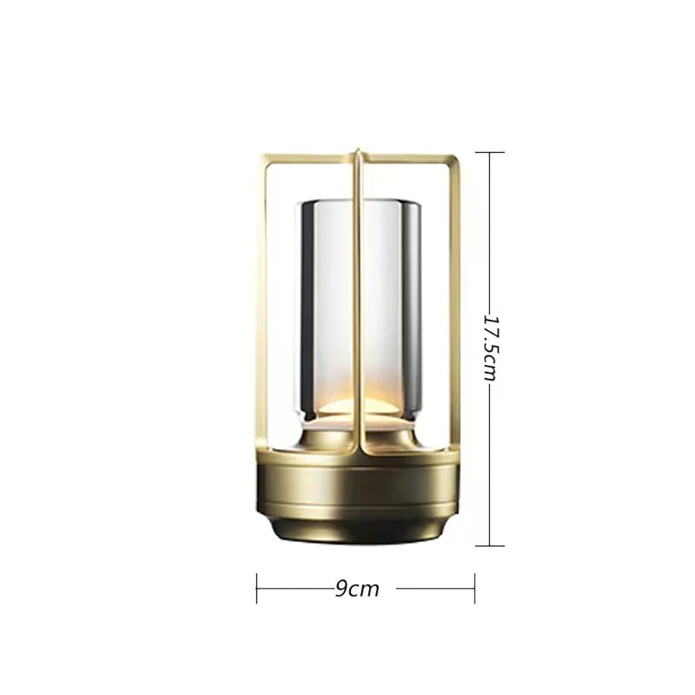 LED Touch Crystal Decor Night Lamp