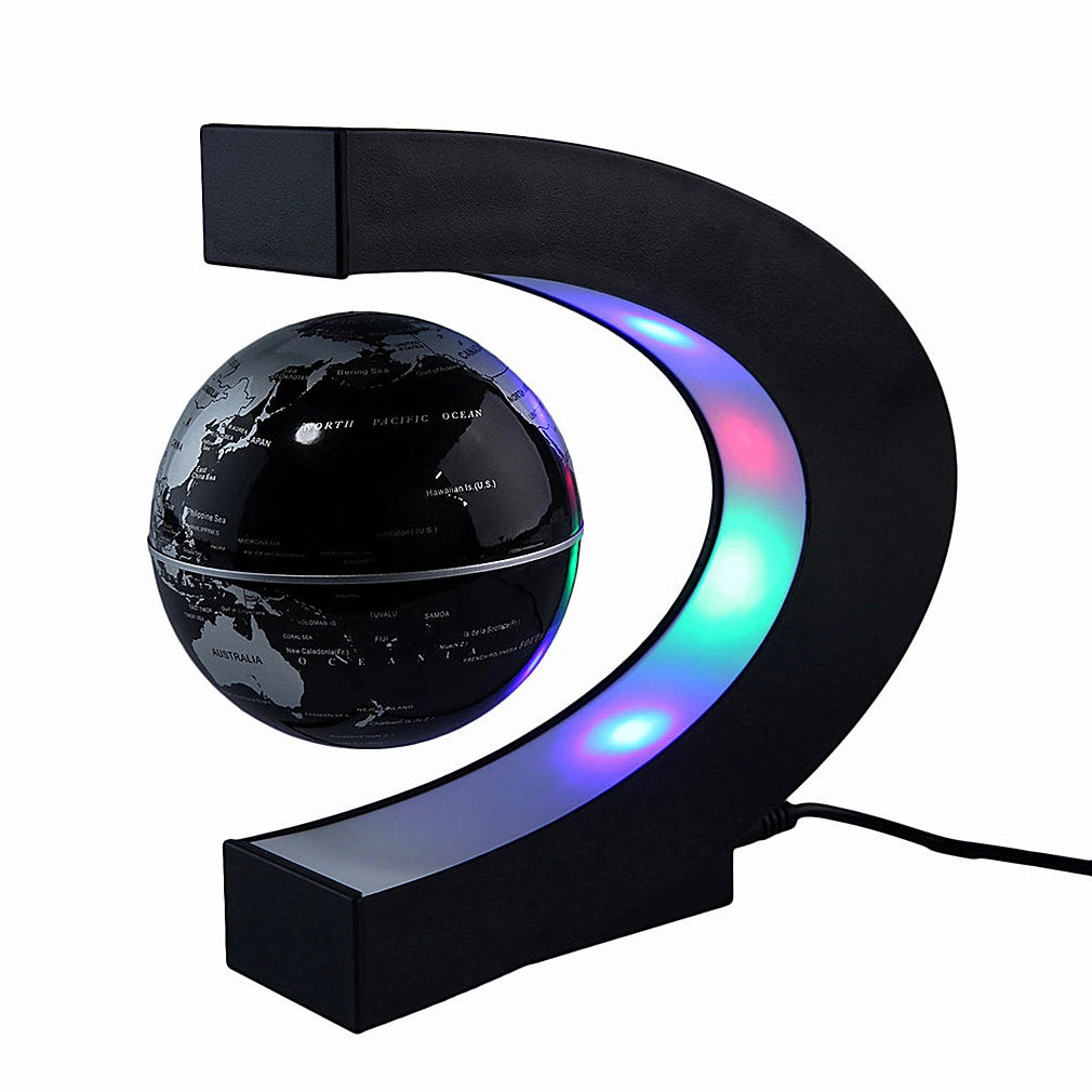 C5 LED Magnetic Levitation Floating Globe World Map
