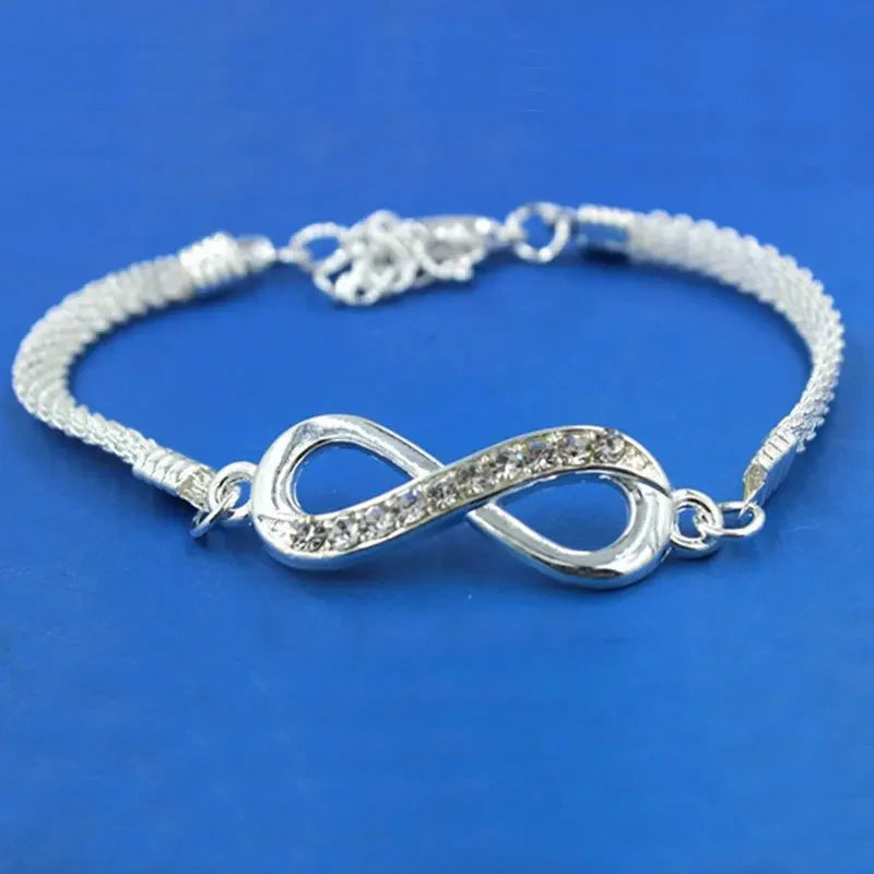 Infinity Rhinestone Bracelet