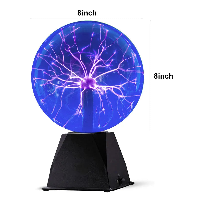 Big Magic Plasma Ball Lamp Glass Globe 8 Inch