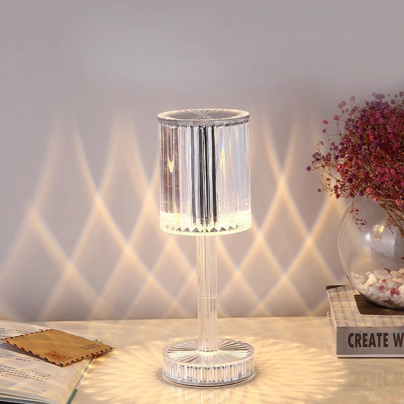 Crystal Desk Lamp Diamond LED Touch Responsive