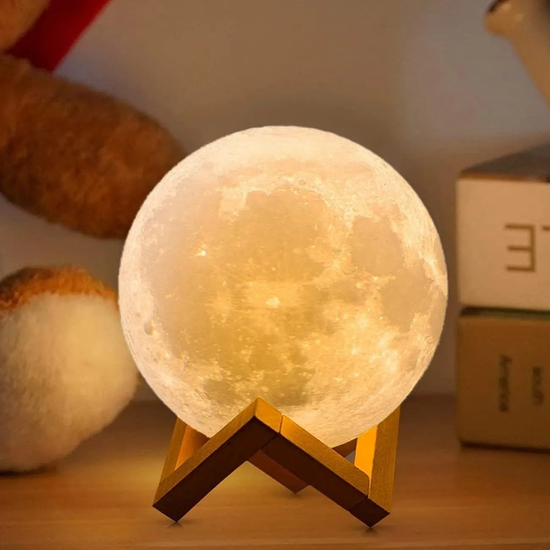 3D Moon Lamp Touch Control