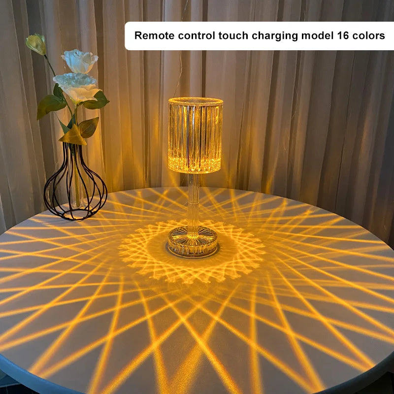 Crystal Desk Lamp Diamond LED Touch Responsive